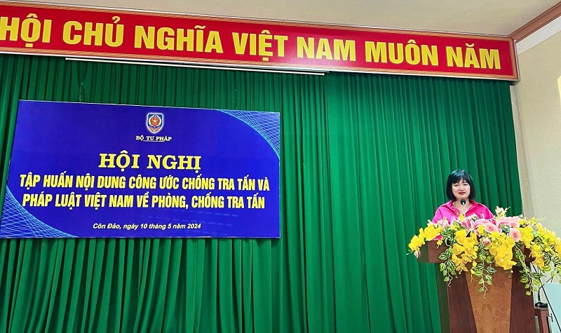 Hội nghị tập huấn phòng, chống tra tấn tại huyện Côn Đảo
